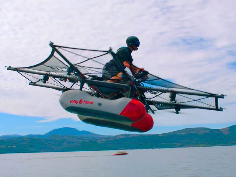 هكذا تعمل سيارة Flyer الطائرة من Kitty Hawk